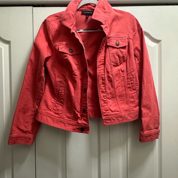 Talbots Jackets & Blazers - Talbots faded red denim jacket Size Medium